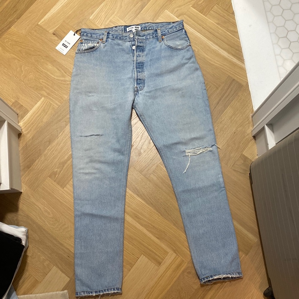 NWT Re/Done Levi’s Jeans size 32 High Rise 5 button